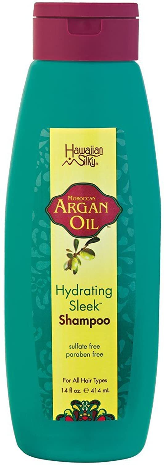 Hawaiian Silky - Shampoing Hydratant À L'Huile D'Argan 414ml - Hawaiian Silky - Ethni Beauty Market