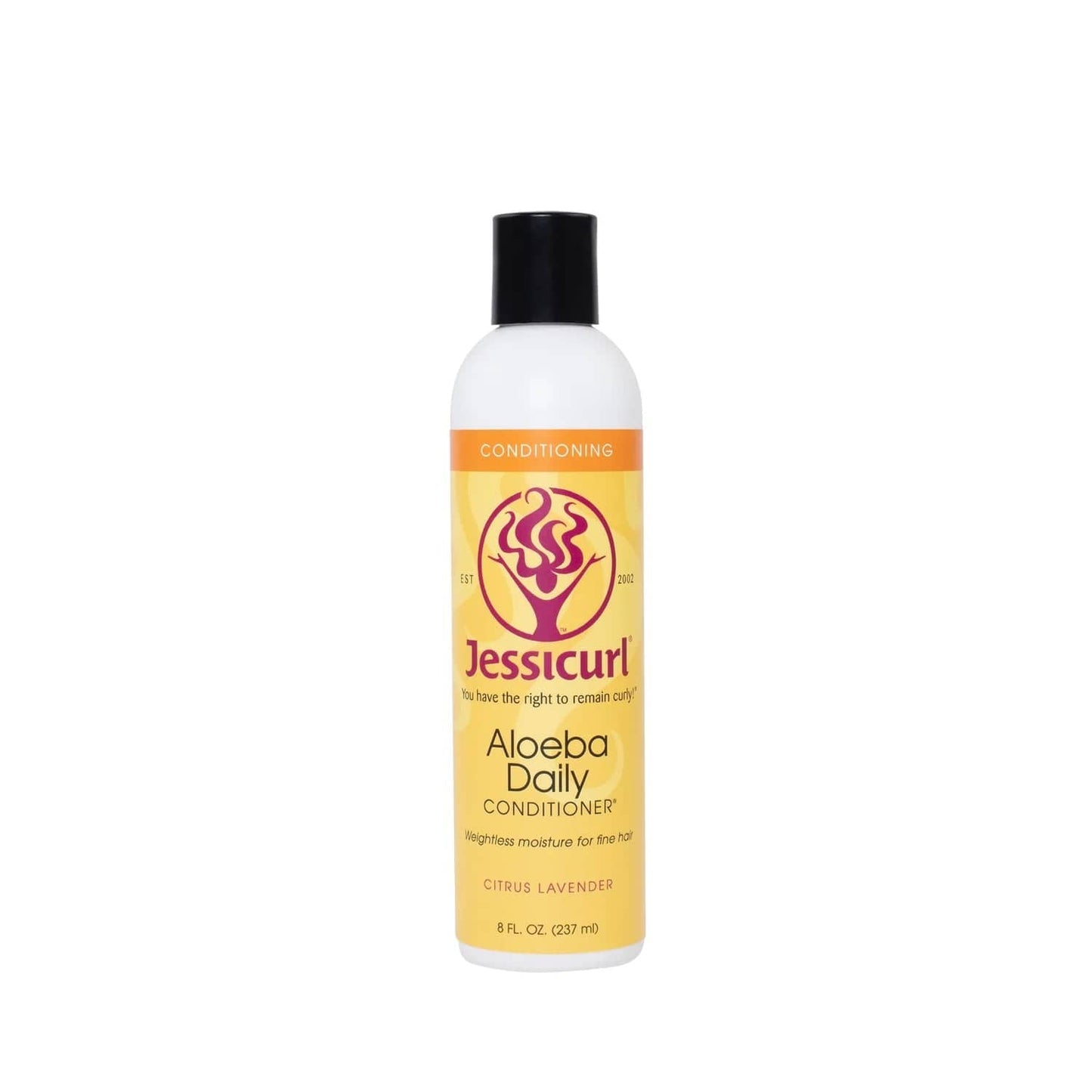 Jessicurl - Après-shampoing revitalisant pour cheveux fins Aloeba Daily Conditioner - 237ml (plusieurs fragrances) - Jessicurl - Ethni Beauty Market