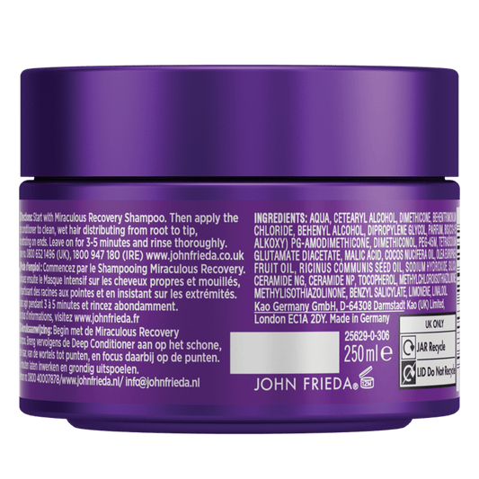 John Frieda - Frizz ease - Masque "intensif" - 150ml - John Frieda - Ethni Beauty Market