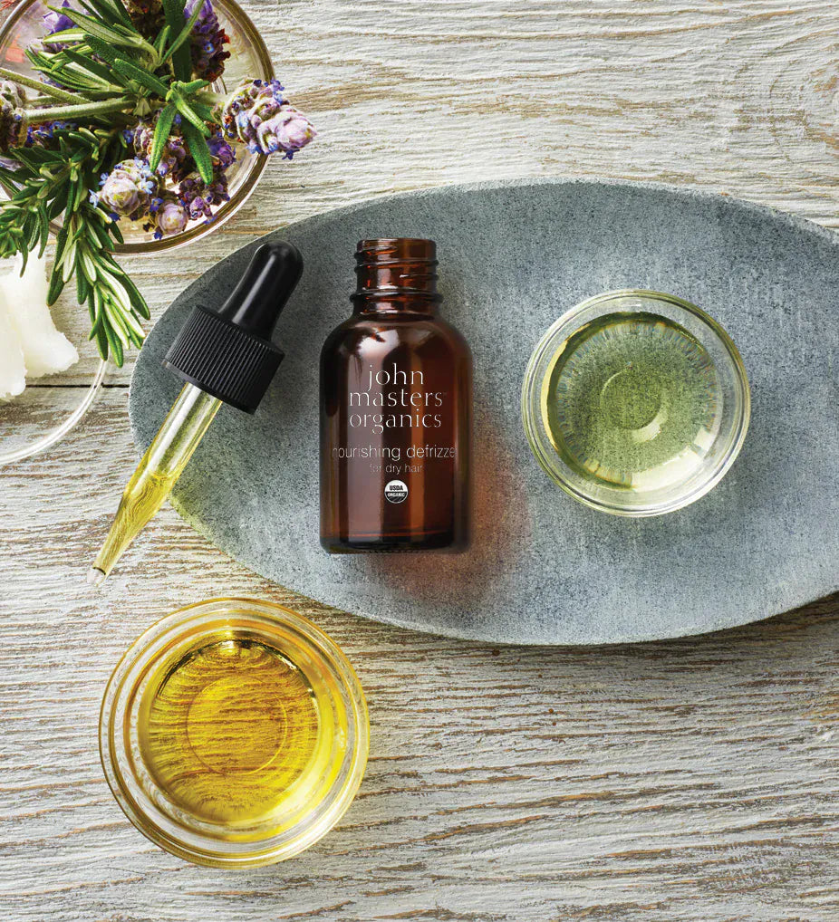 John Masters Organics - Elixir Bio Anti-Frisottis - Huile Traitante Pour Éliminer Les Frisottis Et Les Fourches 23ml - John Masters Organics - Ethni Beauty Market