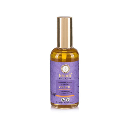 Khadi - Huile ayurvédique violette - 100 ml - Khadi - Ethni Beauty Market