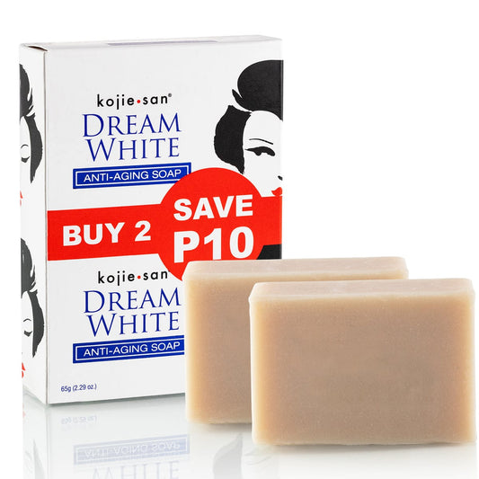 Kojie San - Savon Éclaircissant "Dream White Anti-Aging Soap" 65g x2 Barres - Kojie San - Ethni Beauty Market