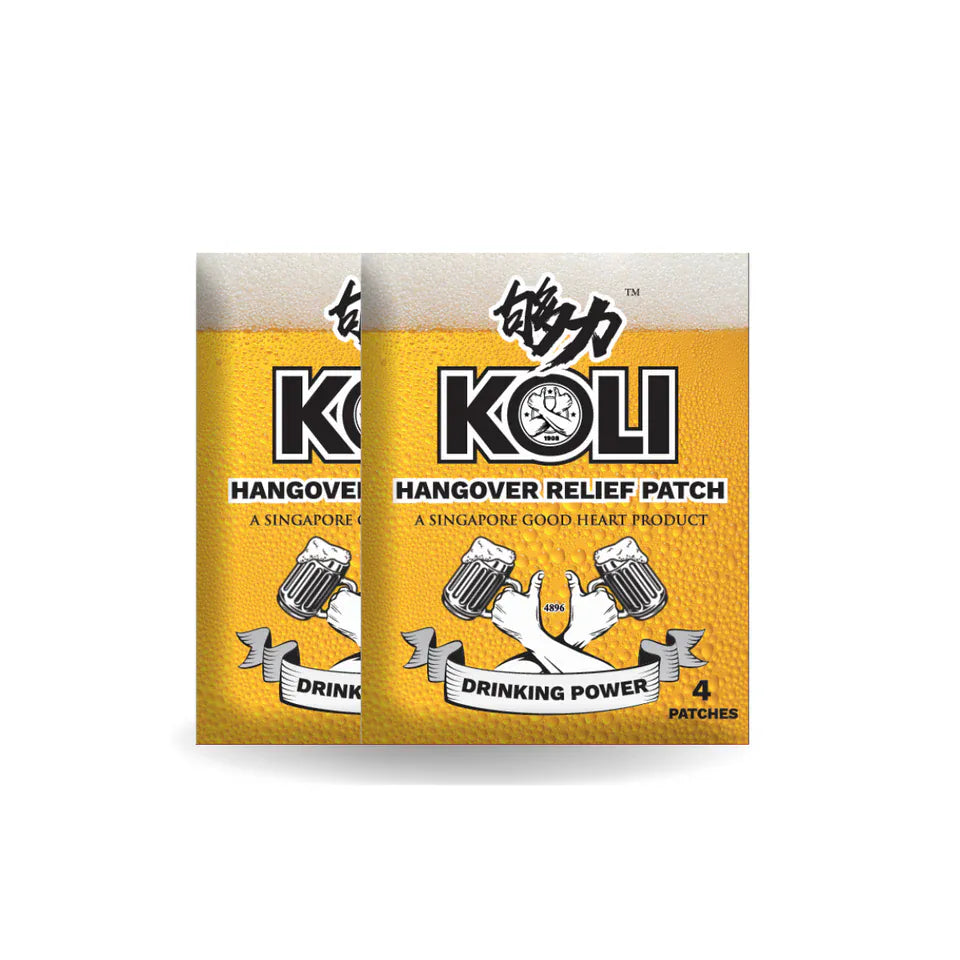 Koli-Patch - Anti-Gueule de Bois "Hangover Relief Patch-Drinking Power"- 4 Patches - Koli - Ethni Beauty Market
