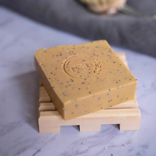 Remon Savon Exfoliant Citronné - 100g - Koseki La Pierre Parfumée - Ethni Beauty Market