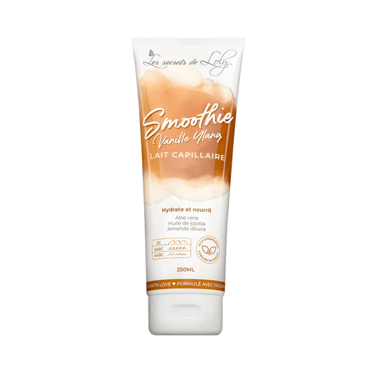 Les Secrets de Loly - Lait Capillaire hydratant "Smoothie Vanille Ylang" - 250 ml - Les Secrets de Loly - Ethni Beauty Market