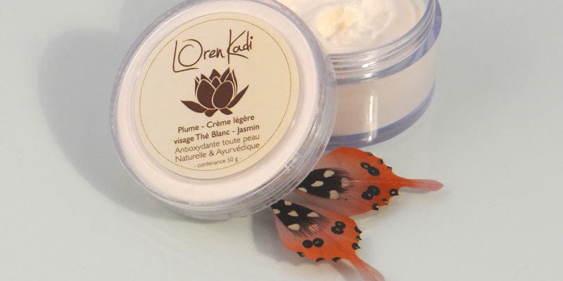 Loren Kadi - Crème ayurvédique "Plume Légère - Thé Blanc Jasmin" - visage - ( Deux contenances disponibles ) - Loren Kadi - Ethni Beauty Market