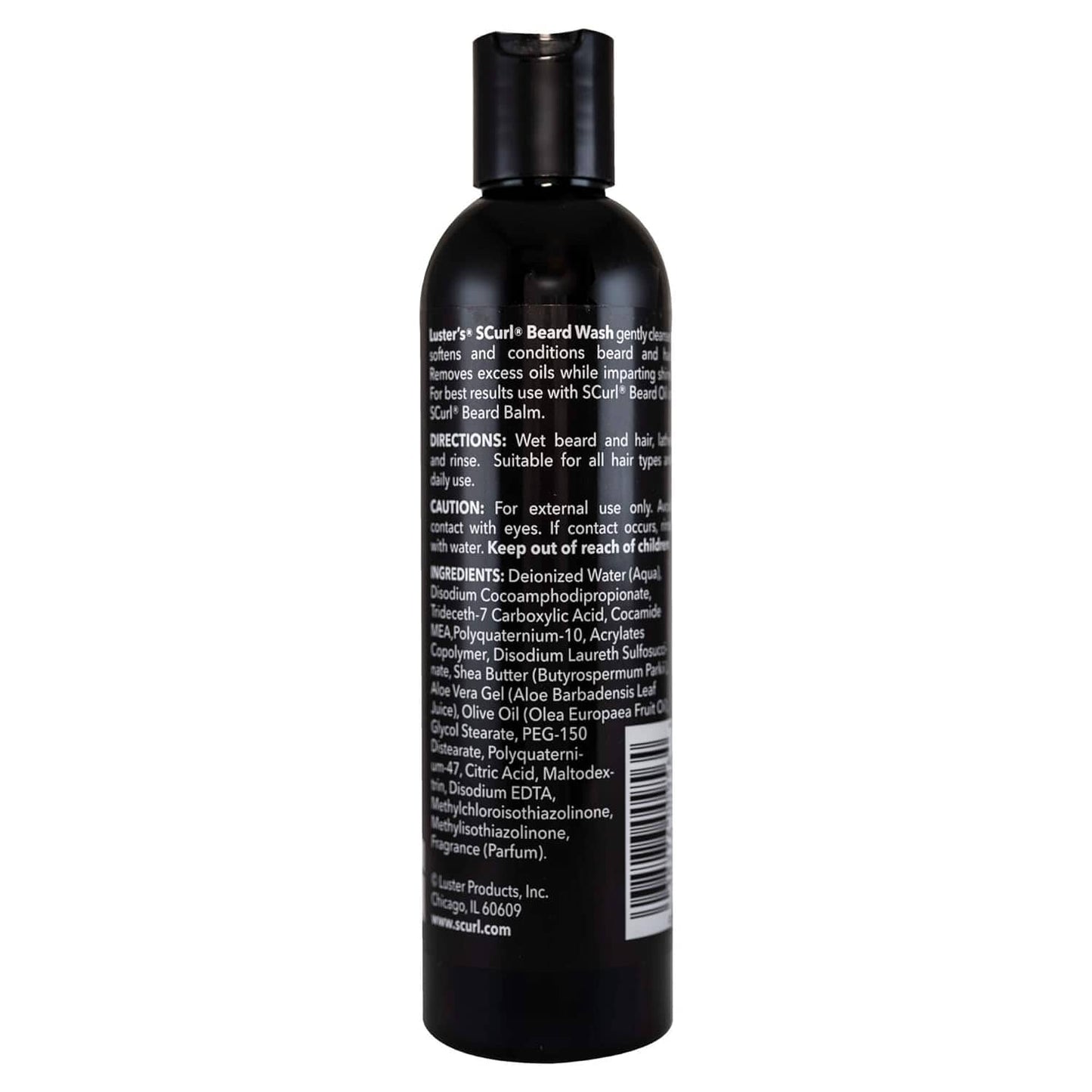 S-Curl Nettoyant pour barbe "Beard Wash"- 236 ml - Luster's - Ethni Beauty Market