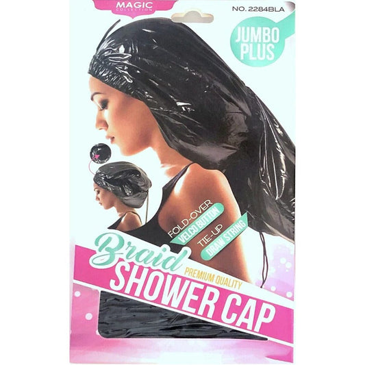 Magic Collection Bonnet De Douche Magic Collection - bonnet de douche Super Jumbo Braid "Braid Shower Cap" -N°2284BLA
