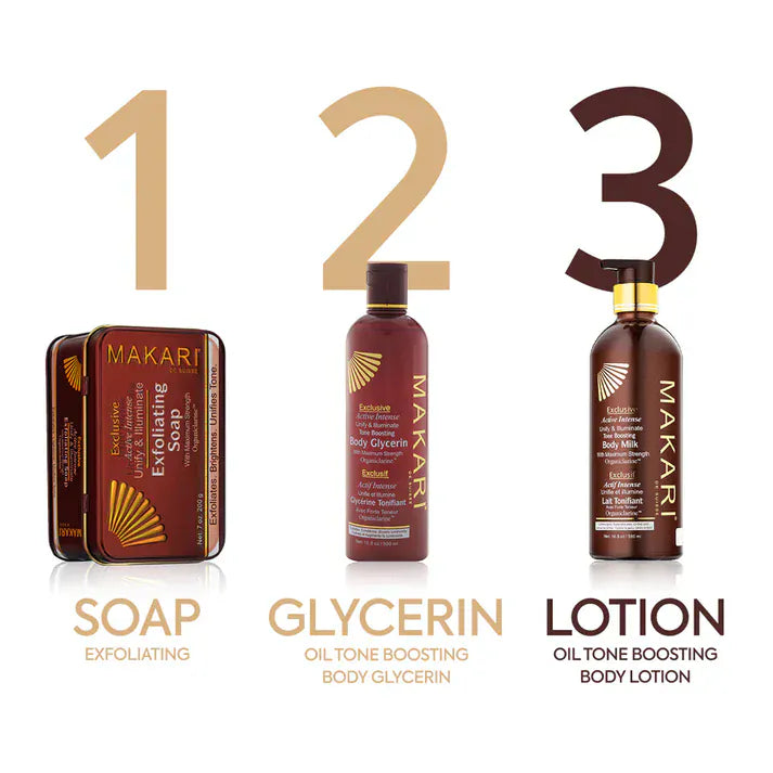 Makari - Actif Intense Body Milk - Lait de corps unifiant 500ml - Makari - Ethni Beauty Market