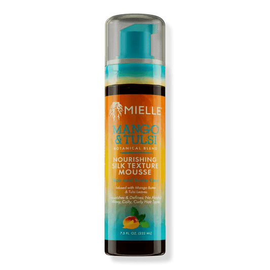 Mielle Organics - Mousse nourrissante à texture de soie mangue et tulsi (7.5 OZ) - 222 ml - Mielle Organics - Ethni Beauty Market