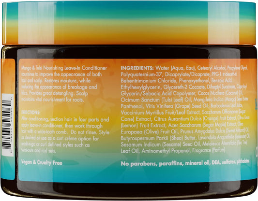 Mielle Organics - Revitalisant nourrissant sans rinçage Mango & Tulsi 12 oz - 340ml - Mielle Organics - Ethni Beauty Market