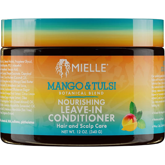 Mielle Organics - Revitalisant nourrissant sans rinçage Mango & Tulsi 12 oz - 340ml - Mielle Organics - Ethni Beauty Market