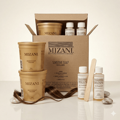 Mizani Défrisant Mizani - Butter Blend Kit Défrisant Pour Cheveux Sensibles à Base de Miel "Butter Blend sensitive scalp"