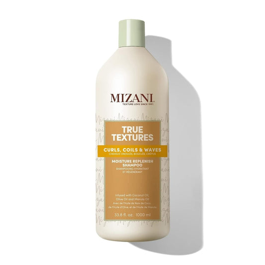 Mizani True Textures shampoing hydratant Mizani True Textures - Shampoing Reconstituant/Régénérant "Curls Moisture Replenish Shampoo" - 1L