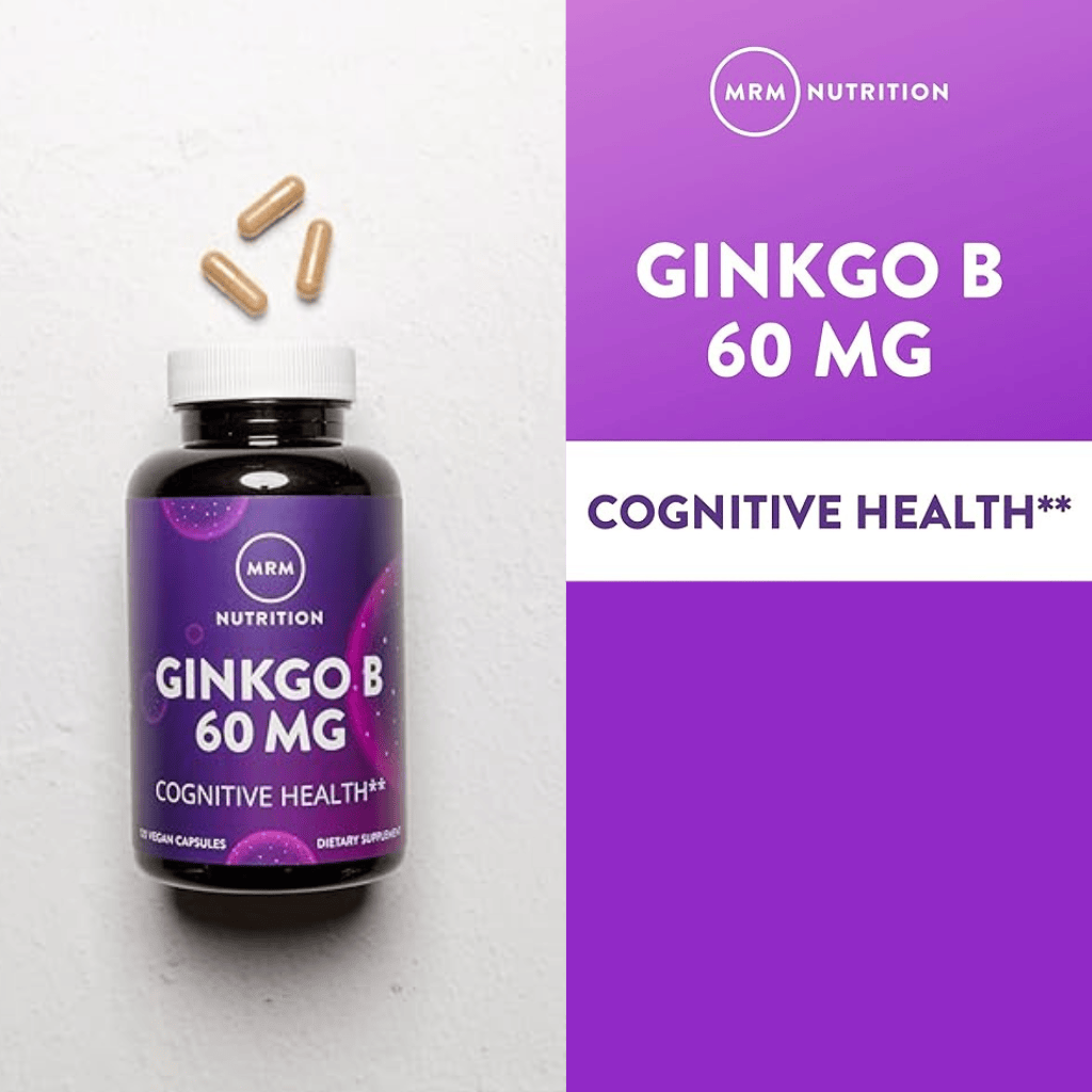MRM - Complément alimentaire à la ginkgo - Antioxidant & Mémoire - 120 capsules (60mg) - MRM - Ethni Beauty Market