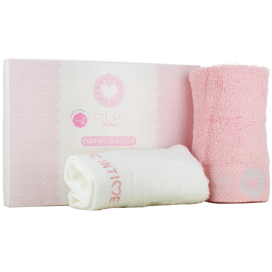 Musc Intime — Serviette en coton "coffret douceur" – 200g - Musc Intime - Ethni Beauty Market