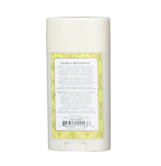 Nubian Heritage - Déodorant 24 heures au chanvre indien et vétiver haïtien - 64g - Nubian Heritage - Ethni Beauty Market