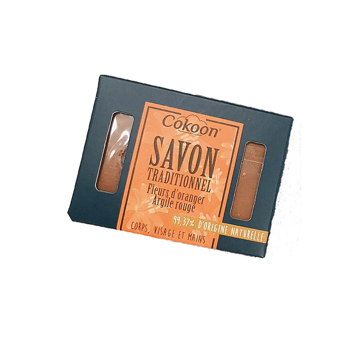 Olivéa - Savon Traditionnel - Fleurs D'Orangers & Argile Rouge - 100G - Olivéa - Ethni Beauty Market