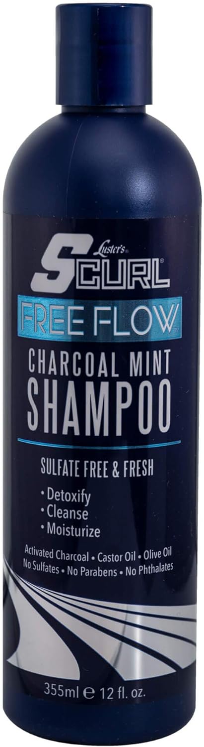 S-Curl Shampoing au Charbon - 355ml - Luster's - Ethni Beauty Market