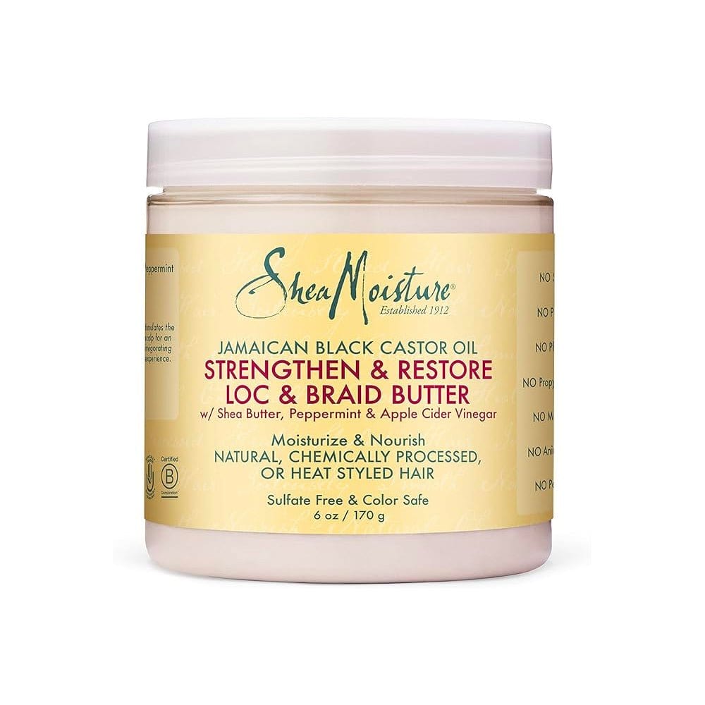 Shea Moisture - Beurre D'Hydratation Et Nourrissant Cheveux Crépus Ou Nattés À L'Huile Ricin Noir De Jamaïque 170g - Shea Moisture - Ethni Beauty Market