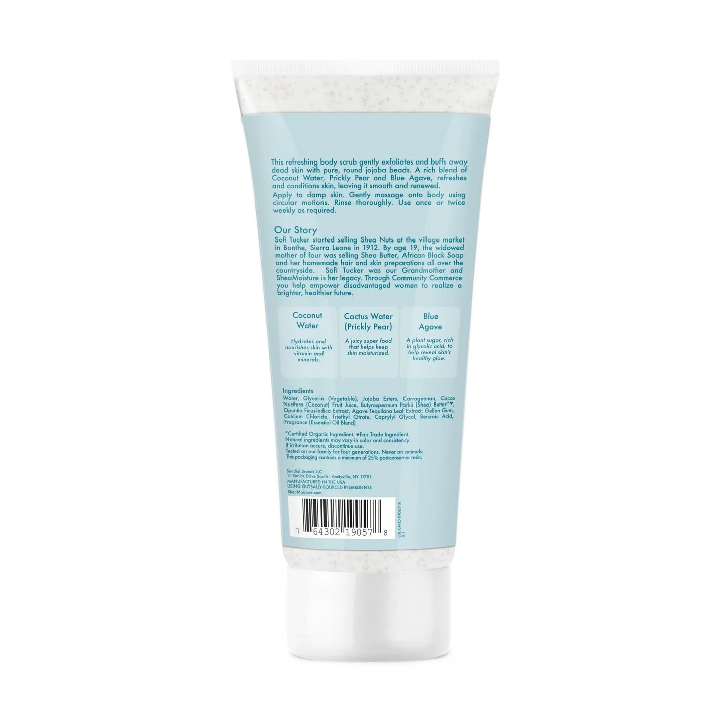 Shea Moisture - Gommage Corporel à l'eau de Coco et de Cactus - 170g - Shea Moisture - Ethni Beauty Market