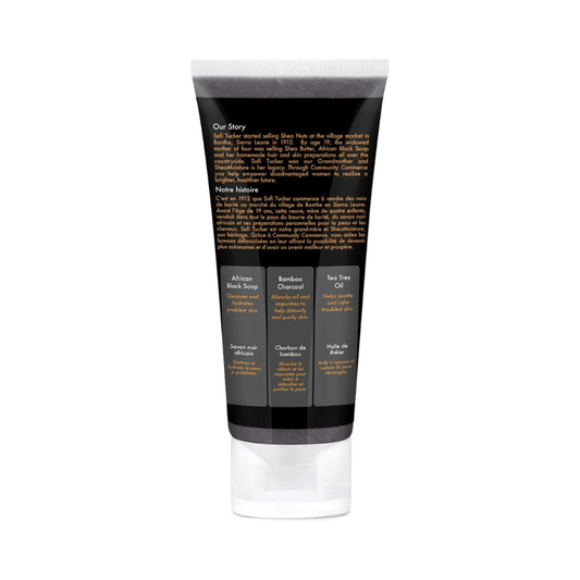 Shea Moisture - Gommage Corporel Au Charbon De Bambou Avec Savon Noir Africain Avec Huile De Théier 170G - Shea Moisture - Ethni Beauty Market