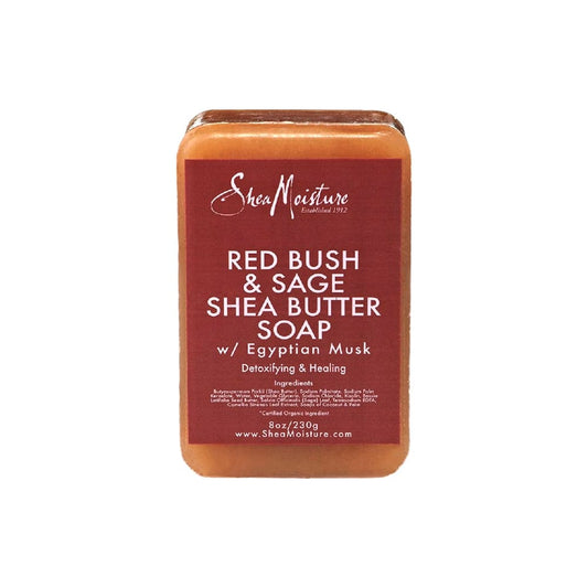 Shea Moisture - Red Bush & Sage Shea Butter - Savon hydratant "egyptian musk" - 230g - Shea Moisture - Ethni Beauty Market