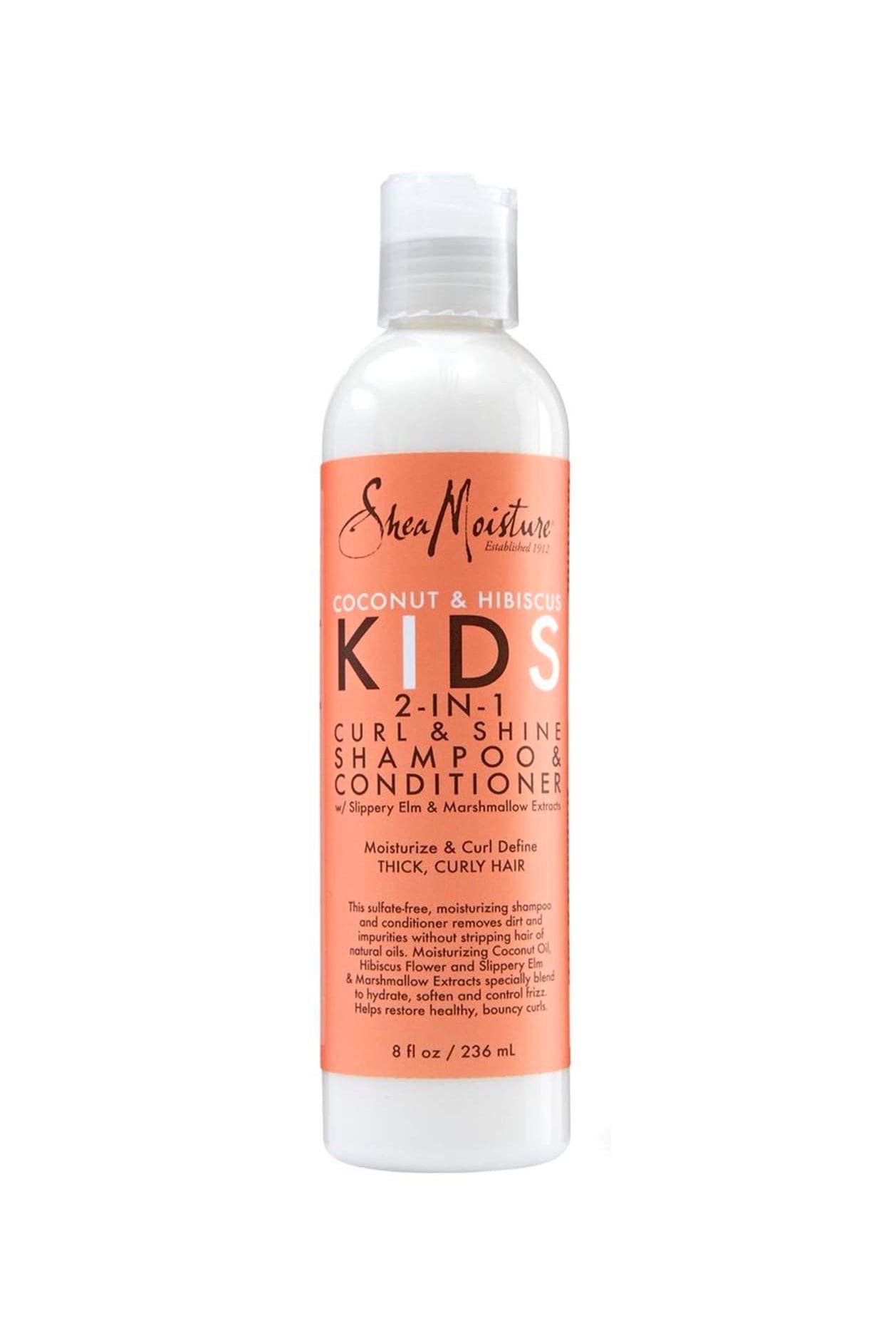 Shea Moisture Kids - Shampoing Revitalisant 2 En 1 Pour Enfants À La Noix De Coco & À L'Hibiscus (Curl & Shine) 236ml - Shea Moisture - Ethni Beauty Market