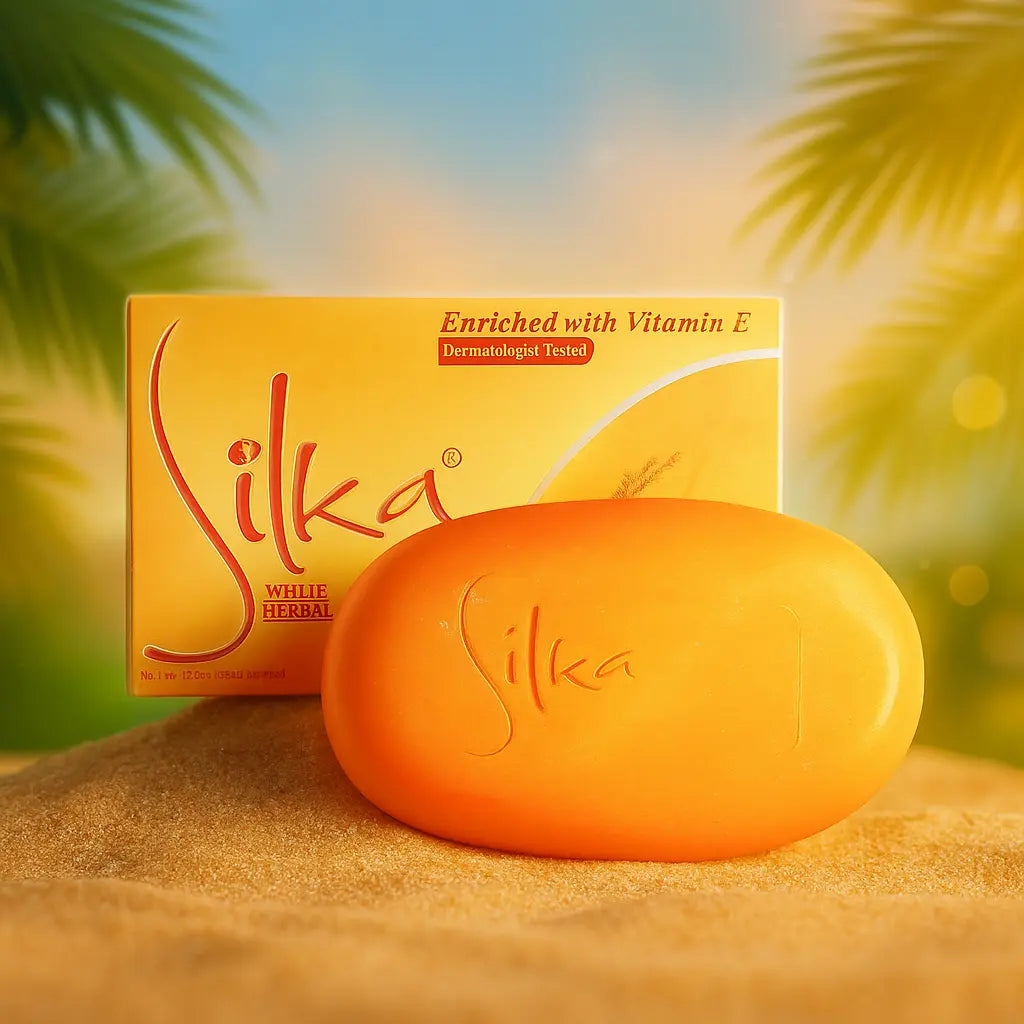Silka - Savon Éclaircissant à La Papaye - "Whitening Herbal Soap" (Plusieurs contenances disponibles) - Silka - Ethni Beauty Market