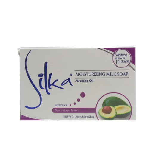 Silka® - Savon au Lait Hydratant à l'Huile d'Avocat "Moisturizing Milk Soap Avocado Oil" 135g - Silka - Ethni Beauty Market