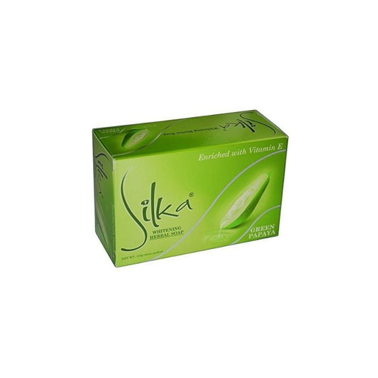 SILKA - Savon papaye verte "Green Papaya Herbal Soap" 135g - Silka - Ethni Beauty Market
