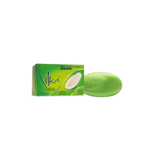 SILKA - Savon papaye verte "Green Papaya Herbal Soap" 135g - Silka - Ethni Beauty Market