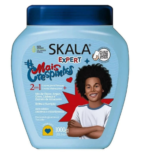 Skala - Traitement pour Hydratation et Boucles Enfants "Mais Crespinhos Treatment Kids" - 1000g - SKALA - Ethni Beauty Market