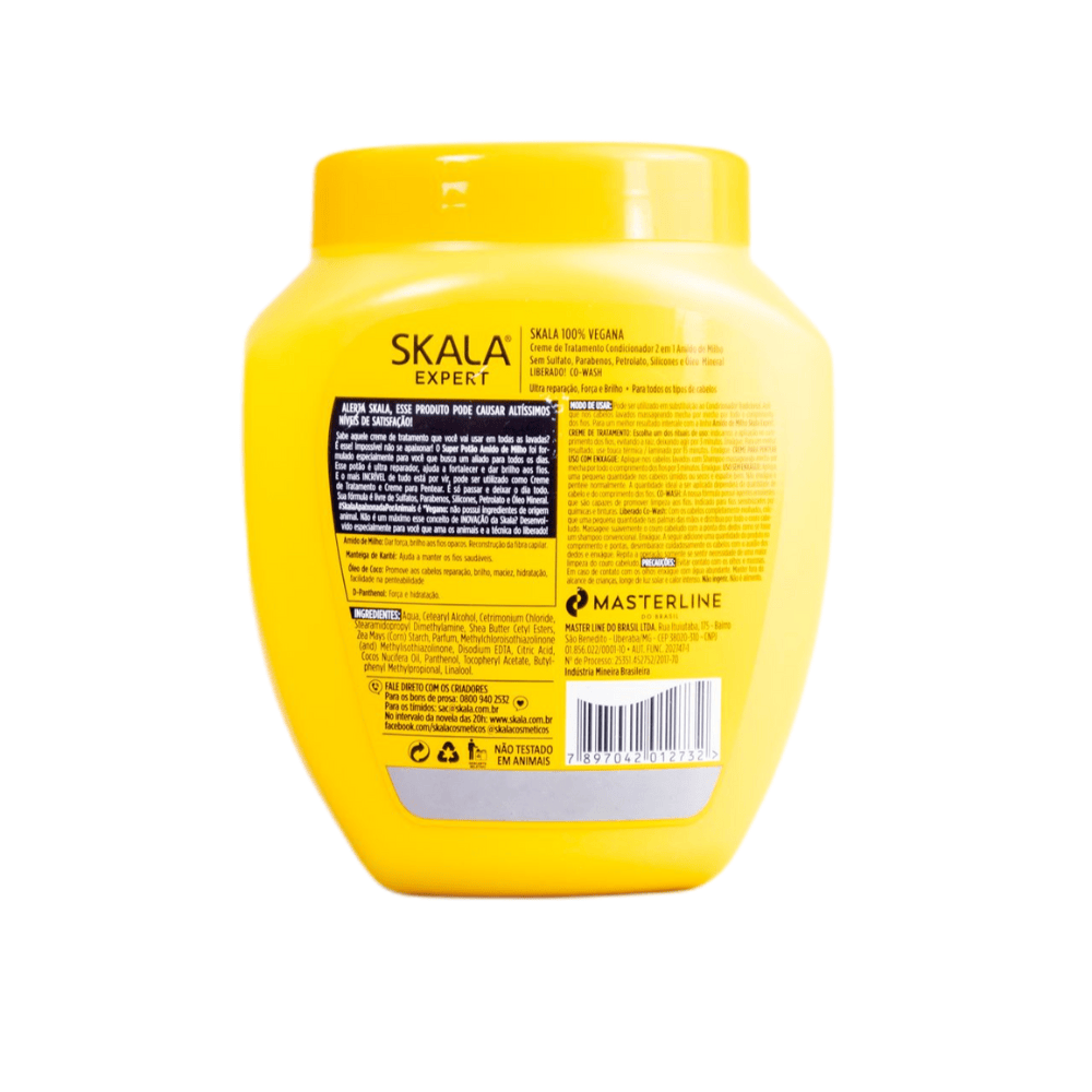 Skala - Crème Revitalisante à L'Amidon de Maïs "Amido De Milho Treatment" 1000g - SKALA - Ethni Beauty Market