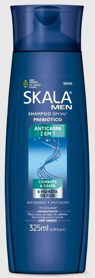 Skala - Shampoing Antipelliculaire Homme 2en1 "Anticaspa Men 2in1 Shampoo" 325ml - SKALA - Ethni Beauty Market