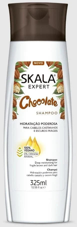 Skala - Shampoing Hydratant et Nourrissant Chocolat Vegan "Chocolate Shampoo" 325ml - SKALA - Ethni Beauty Market