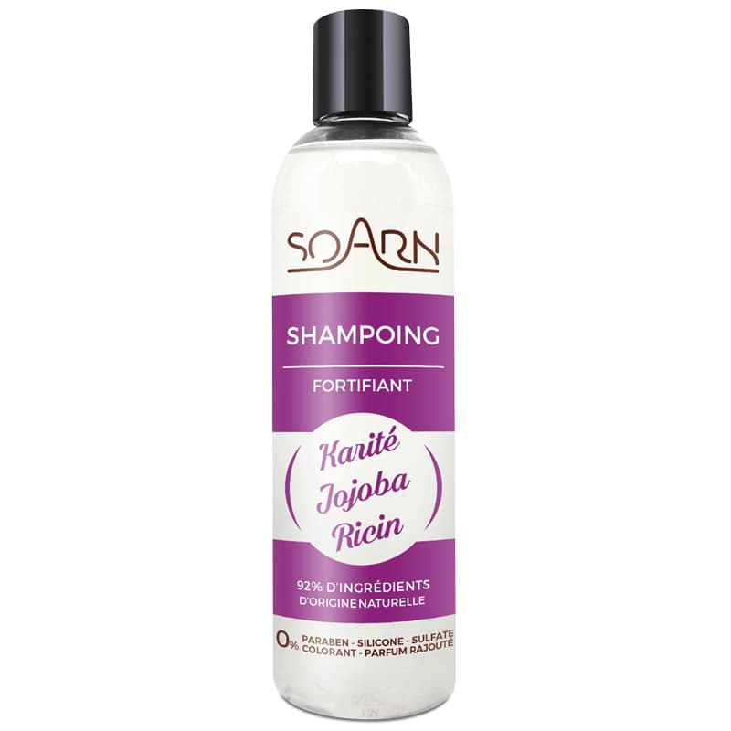 Soarn - Shampoing fortifiant "Karité Jojoba Ricin" - 250 ml - Soarn - Ethni Beauty Market