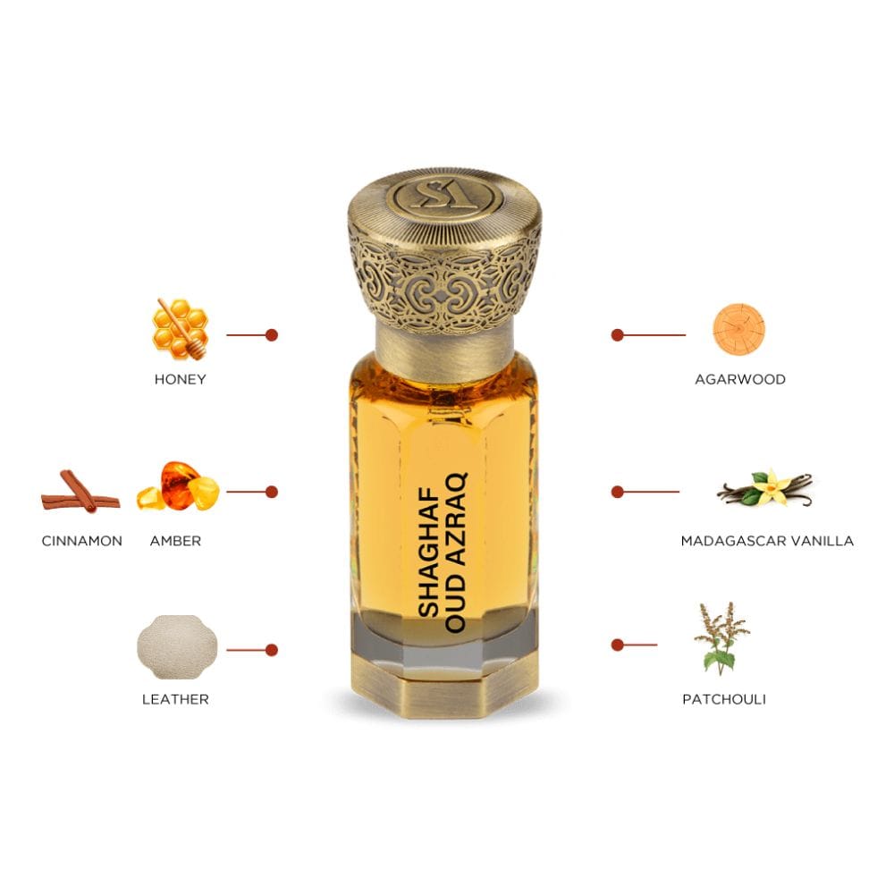 Swiss Arabian Eau de Parfum Swiss Arabian – SHAGHAF OUD AZRAQ CPO – Huile de parfum Unisexe 12ml