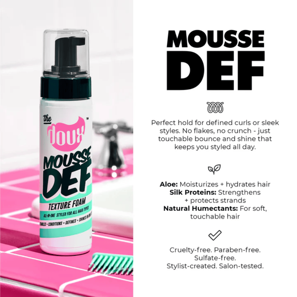 The Doux - Mousse "Def Texture Foam" 207ml - The Doux Bee-Girl - Ethni Beauty Market
