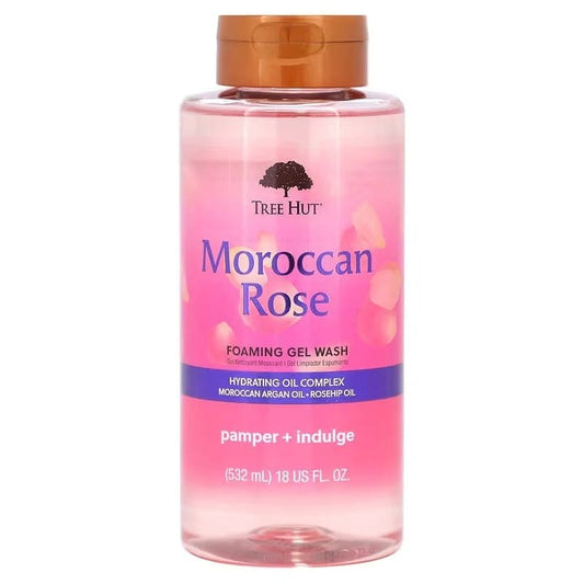 Tree Hut - Moroccan Rose Foaming Gel Wash - Gel douche - 532ml - Tree Hut - Ethni Beauty Market