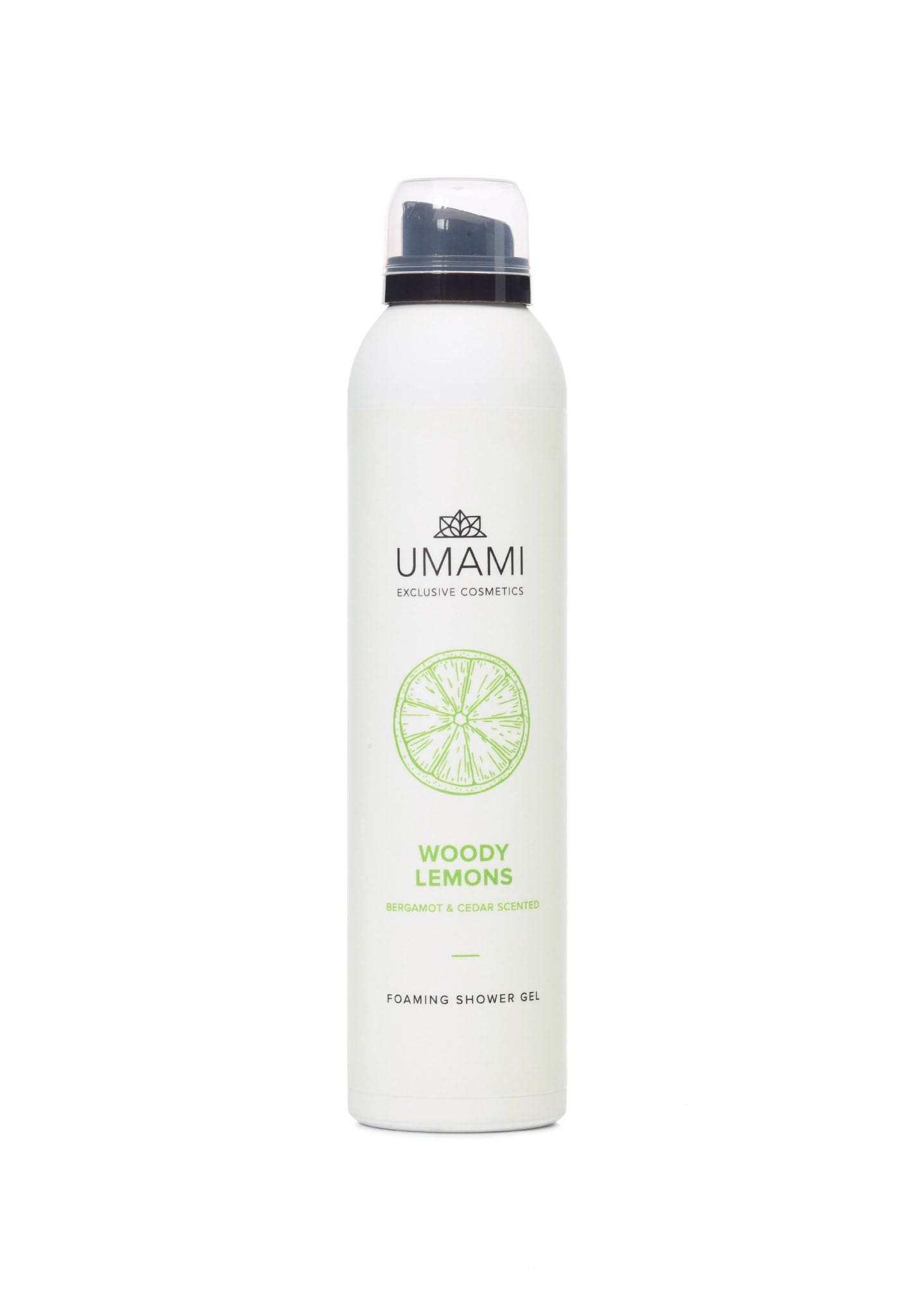 UMAMI Gel douche moussant Woody Lemons - 200ml - Umami - Ethni Beauty Market
