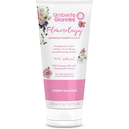 Umberto Giannini - Flowerology - Masque colorant temporaire "cherry blossom" - 200ml - Umberto Giannini - Ethni Beauty Market