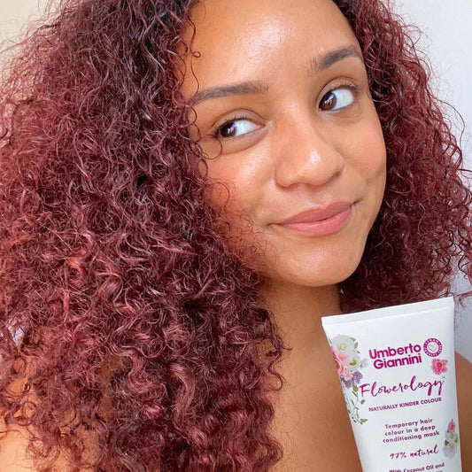 Umberto Giannini - Flowerology - Masque colorant temporaire "mulberry" - 200ml - Umberto Giannini - Ethni Beauty Market