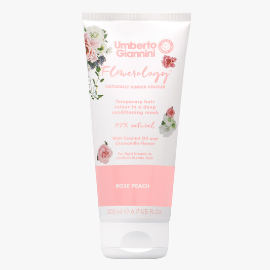 Umberto Giannini Coloration Umberto Giannini - Flowerology - Masque colorant temporaire "rose peach" - 200ml