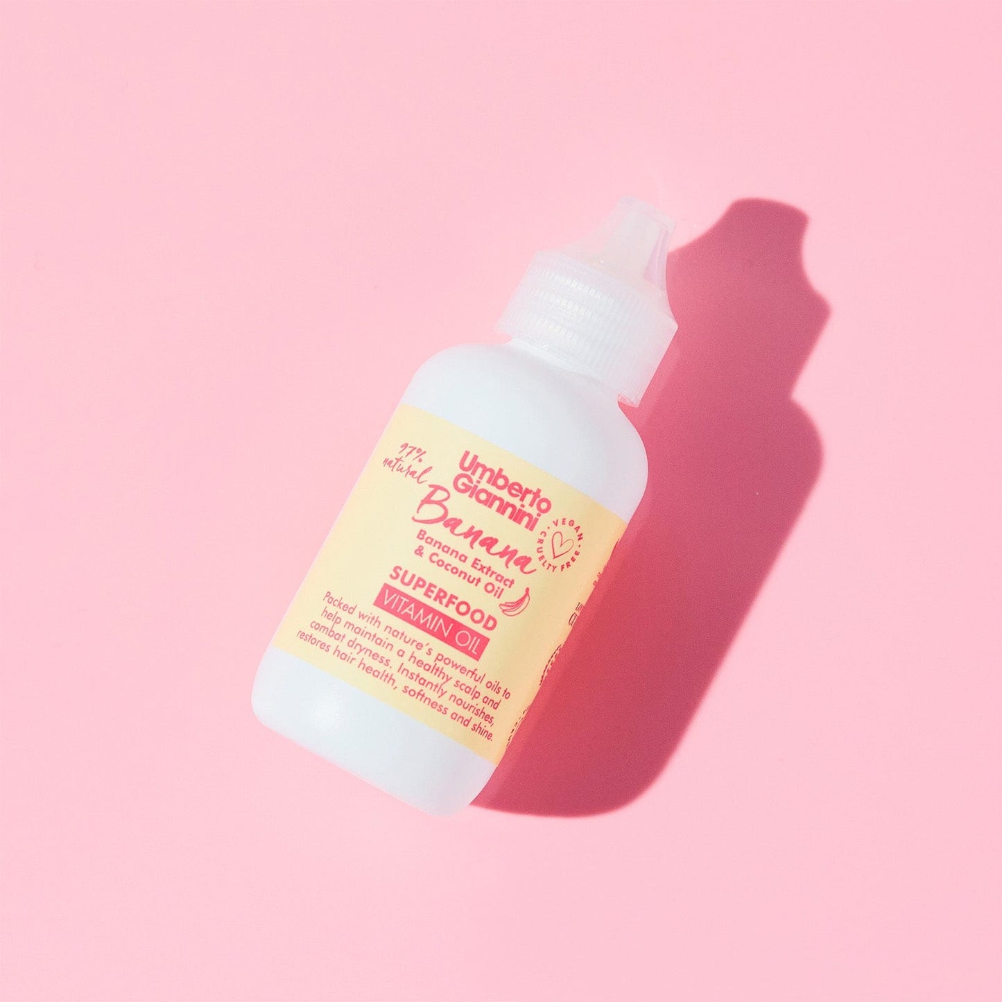Umberto Giannini Huile Capillaire 60ml Umberto Giannini - Super food - Huile capillaire "Banana" - 60ml