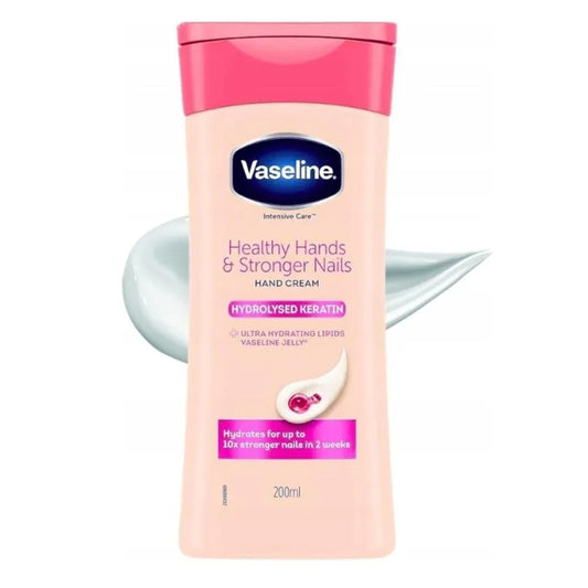 Vaseline - Soins intensifs Des Ongles plus forts et des Mains saines "Intense Care Healthy Hands Stronger Nails Cream" - 200 ml - vaseline - Ethni Beauty Market