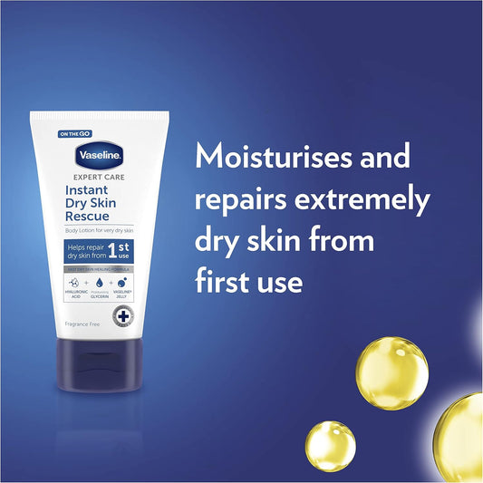 vaseline Lotion Corporelle Vaseline Expert care - Lotion Corporelle Pour Peaux Sèches "Instant Dry skin Rescue Body Lotion" 75ml