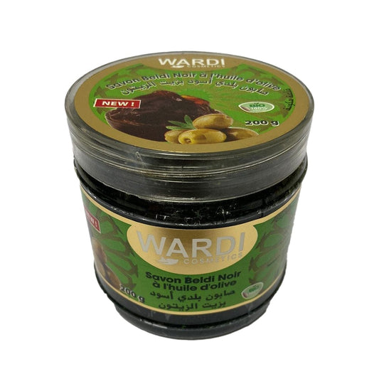 Wardi Cosmetics Savon Corporel WARDI Cosmetics - Savon beldi noir "huile d'olive" - 200g