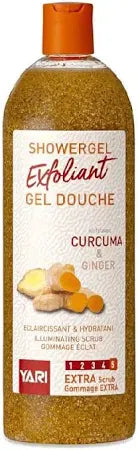 Yari - Gel douche extra exfoliant "curcuma et ginger" - 500ml/1L - Yari - Ethni Beauty Market