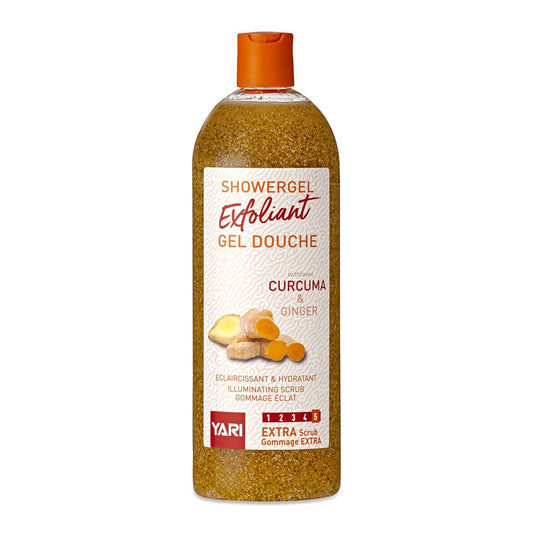 Yari - Gel douche extra exfoliant "curcuma et ginger" - 500ml/1L - Yari - Ethni Beauty Market